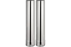 OTOfire Stove Pipe Set Chimney Pipe, Straight Chimney and Elbow Pipe 2 Pcs