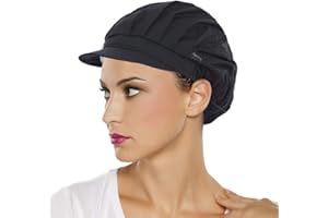 CITYELF Lot de 3 chapeaux de chef réglables en maille respirante et élastique pour cuisine, service de cuisine et autres travaux