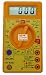 Haoyue D830D Digital Multimeter LCD AC DC Measuring Voltage Current, Small, Yellow RS.236.00