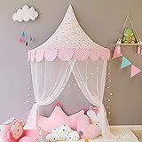 Decoraci&oacute;n para Hogar Dormitorio Sharplace Cama con Dosel de Princesa Mosquitero de Algod&oacute;n Colgante Transpirable para Ni&ntilde;os Rosado