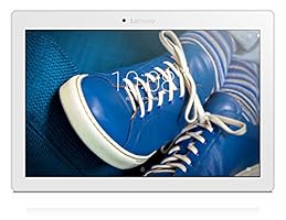 Lenovo TAB2 A10-30 25,65 cm (10,1 Zoll HD IPS) Media Tablet (Qualcomm MSM8909 Quad-Core Prozessor, 1,3GHz, 2GB RAM, 16GB eMMC, 2MP + 5MP Kamera, Touchscreen, Dolby Atmos, LTE, Android 5.1) pearl weiß