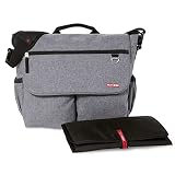 Skip Hop 220301 Dash Signature Heather Grey – Wickeltasche, grau / meliert - 2