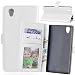 Produktbild Nancen Lenovo P70 Lederhülle Neu Style Acht Farbe Weich PU Flip Case Ledertasche / Schutz Etui, Einfach Vintage Kollektion Karten Slot Foto Wallet Hülle Handy Tasche Zubehör