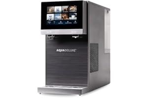 SPRUDELUX PRO TOUCH – Wasserspender mit Umkehrosmose & Sprudelwasser | 5in1: Sprudel, Heiß-, Kalt-, stilles Wasser | UV-Desinfektion | Touchdisplay | Festwasseranschluss & Tank | (SPRUDELUX PRO TOUCH)