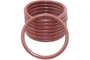 O-ring av brunt fluorerat gummi, 2 mm x 19 mm x 23 mm, högtemperatur- och korrosionsbeständig tätningsring
