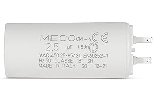 STEYCO Condensador 2,5 µF para persianas SOMFY Motor 6 Nm con conexión de 2,8mm - 1 año de garantía (1)