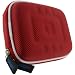 Produktbild igadgitz Rot EVA Hart Tasche Schutzhülle für Transcend Storejet ESD400 128GB 256GB 512GB 1TB Tragbare Externe Festplatte Etui Case Cover