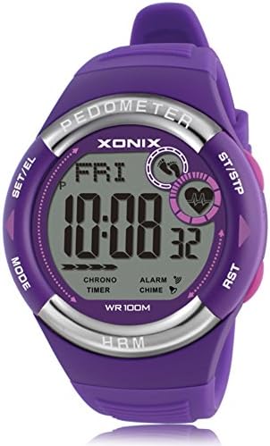 Step counter calories tested sports watch/ heartbeat waterproof electronic watches for men and women-B