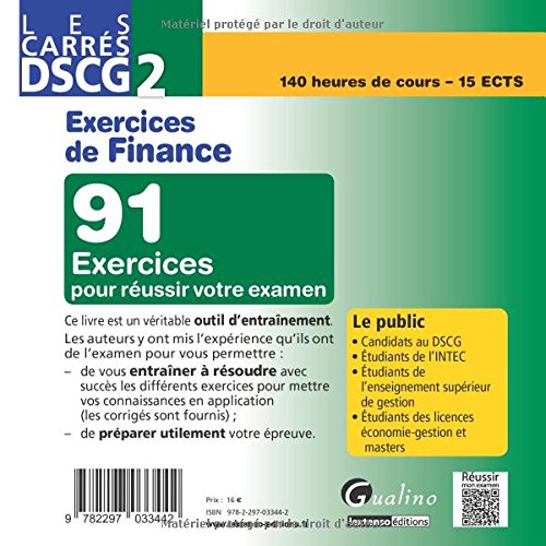 Carrés Exos DSCG 2 Finance