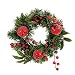 Produktbild Wokee Weihnachtskranz 30cm Granatapfel Obst Tür Kranz Tür Wand Ornament Weihnachtsfeier Dekoration Adventskranz aus PVC mit Lebendige und schöne Einrichtung