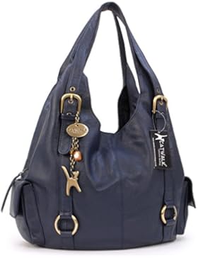 Leder Schultertasche 