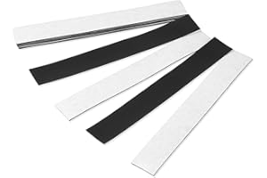CIATBYYJ 10 Stück Magnetstreifen Selbstklebend Stark, Flache Magnetklebeband, Rechteckiges Magnetband Selbstklebend, Flexible Magnet Klebeband für Whiteboard Organisation, DIY Projekte (15cm×2cm×1mm)