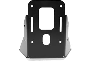 ZAICOLER Trollingmotor Akterspegelsfäste, 5 Mm Tjockt Aluminium Nylon Komposit Kajakmotorfäste, Låsande Motorfäste med Säker Passform, Perfekt för Sötvatten, Saltvattenbåtar, Kajaker