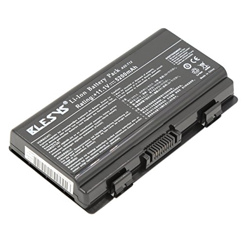 BLESYS – 5200mAh ASUS 70-NQK1B2000Z 90-NQK1B1000Y 90R-NQL1B1000Y A32-T12 A32-X51 Ersatz-Laptop Akku passen ASUS X51H, X51L, X51R, X51RL, X58 Series - 3
