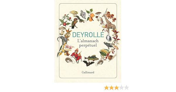 Amazon Fr Deyrolle L Almanach Perpetuel Collectifs Livres