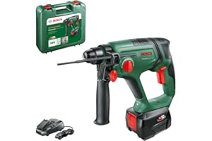 Bosch Marteau perforateur sans-fil UniversalHammer 18V (sans bat, système 18 V ; Perçage/Marteau perforateur/Burinage ; 2.0 J Impact Energy, Porte-outils SDS Plus, livré dans carton)