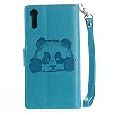 TOCASO-Tasche Luxus Hülle für Sony Xperia XZ F8332 Leder Hülle, Handytasche SchutzHülle Brieftasche Wallet Flip für Sony Xperia XZ F8332, Leder Hülle Mit Muster Glitter Strass Bling Leder Tasche Muster Weich PU SchutzHülle Impressum Blumen Sexy Pattern Süße Tier Flip Toy Wallet Case Tasche Handy Hülle Stand Function Magnet verschluss Etui Schale Credit Card Slots Bookstyle Purse Design Handytasche Leder Hülle Schutz Hüllen mit Schwarz Stylus Stift Pen für Weiblich - #3# - 