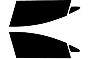 PSSC WINDOW FILM PSSC Pre Cut Front Car Window Films for Ford Fiesta 5 Door Hatchback 2009-2016 35% Medium Tint