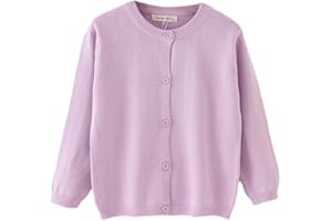 PythJooh Kids Cardigan Girls Boys Long Sleeve Solid Color Knitwear Sweatshirt Children Jersey Cardigan Outerwear 1-7Years