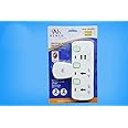Kemco T-socket Universal Multiplug with 2 plugin Adaptor wall extender & 2 USB - Individual switch - ESMA Certified - Plug in Adaptor