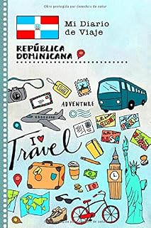 República Dominicana Diario de Viaje: Libro de Registro de Viajes Guiado Infantil - Cuaderno de Recuerdos de Actividades en Vacaciones para Escribir Dibujar Afirmaciones de Gratitud para Niños y Niñas