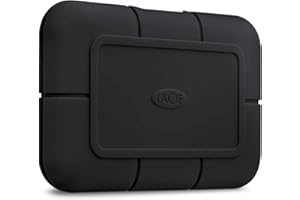 LaCie Rugged SSD Pro, 4TB, Disco duro SSD Externo portátil, PC Mac & iPad, 1 Mes Adobe CC, Data Rescue Service (STHZ4000800)