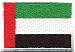 Produktbild Flagge der Vereinigten Arabischen Emirate UAE Arabian bestickt Aufnäher Patches Applikation