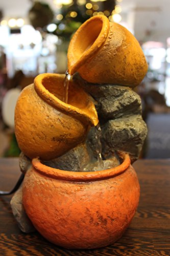 Tischbrunnen „Krüge“ Springbrunnen Zimmerbrunnen Zierbrunnen Kaskade Dekoration - 3