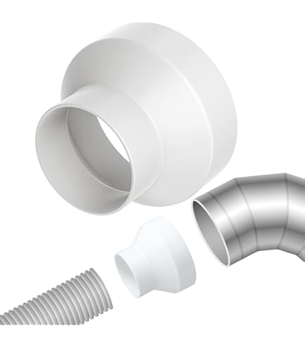 Riduttore Per Tubi Ventilazione PVC - Diametri 80-150mm, Universale Per Condotti E Ventilatori - Foto 8