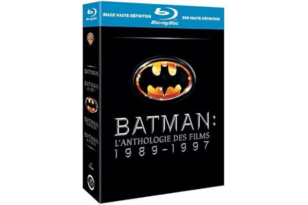 Coffret Batman : Batman - Batman le défi - Batman forever - Batman et Robin