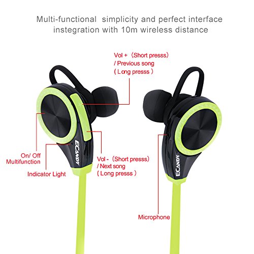 LOBKIN Bluetooth 4 0 Wireless Stereo Deportes marcha y Gimnasio ejercicio Auriculares Auriculares de manos libres Bluetooth Headset con micr fono para Iphone 6 5s 5c 4s 4 iPad 2 3 4 Nuevo iPad iPod Android Samsung Galaxy Tel fonos inteligentes dispositivos Bluetooth verde LOBKIN Bluetooth 4 0 Wireless Stereo Deportes marcha y Gimnasio ejercicio Auriculares Auriculares de manos libres Bluetooth Headset con micr fono para Iphone 6 5s 5c 4s 4 iPad 2 3 4 Nuevo iPad iPod Android Samsung Galaxy Tel fonos inteligentes dispositivos Bluetooth verde