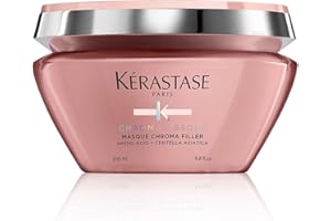 KERASTASE KÉRASTASE Chroma Absolu - Masque Chroma Filler - Masque Capillaire Anti-Porosité - Acide Aminé & Centella Asiatica - Cheveux Colorés Sensibilisés ou Abîmés - Moyens à Épais - 200 ml