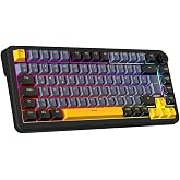 Rampage Yamikage Kablolu-Kablosuz- Bluetooth RGB Gaming Oyuncu Klavyesi, Gasket Mount, Hot Swap, PBT Keycap, 2.4 GHz, USB-C, 