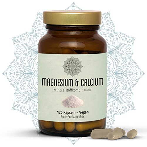 AUSVERKAUF!!! Calcium-Magnesium Kapseln I Magnesium & Calcium I 120Stück I Das vitale Duo für Knochen und Muskeln I Magnesium 302,0 mg & Calcium 304,0 mg