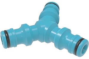 Cellfast Łącznik Trójnik Basic 3/4" 1/2" 5/8" - Uniwersalne - Szybkozłącze do Węża Ogrodowego - Nawadnianie Ogrodu