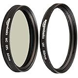 Amazon Basics - Polarizzatore circolare - 52mm & Filtro di protezione UV - 52mm