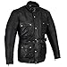 Produktbild Biker Gear Black Classic gewachste & geölt Leder Rindsleder Motorrad Motorradjacke CE1621-1 PU Rüstung Größe UK44 EU54 2XL