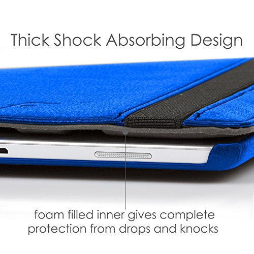 Forefront Cases® Neue Leder Drehbar Hülle / Tasche / Case / Cover für Samsung Galaxy Tab A 9.7 SM-T550 (Mai 2015) – Rundum-Geräteschutz und intelligente Auto-Sleep-Wake-Funktion mit 3-JAHRES-GARANTIE VON FOREFRONT CASES – inkl. Eingabestift - 8