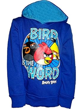 Angry Birds Kapuzen Sweatshirt in Blau oder Grau Gr. 104, 116, 128, 140
