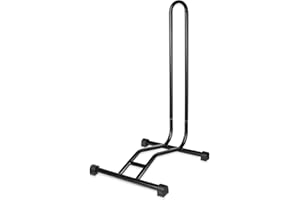 Schramm® Supporto da pavimento per bicicletta, in nero o argento, 38 x 42 x 75 cm, colore: nero