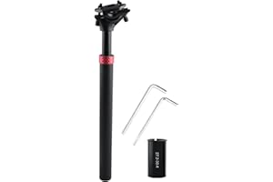 Azarxis Bike Seat Post Seatpost 25.4 27.2 28.6 30.4 30.8 31.6 x 350mm Aluminum Alloy MTB BMX Seat Post Tube Bicycle Saddle Pole with Micro Adjust Clamp for Mountain Bike Road Bike Fixie