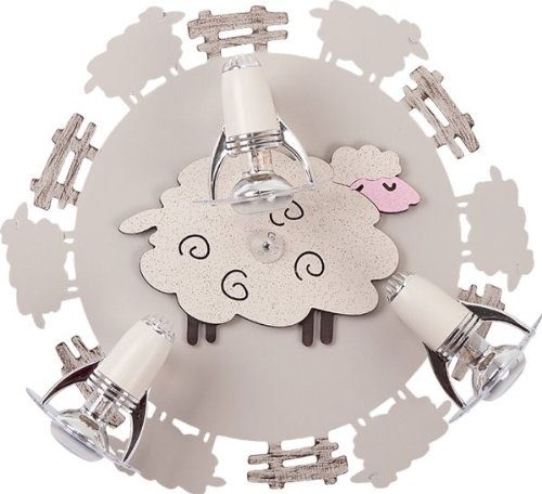 Preisvergleich Produktbild SHEEP III Deckenlampe Deckenleuchte Kinderzimmerleuchte Kinderzimmerlampe