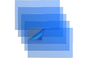 ALadrs 5 unidades FEP 2.0 NFEP para impresora 3D de resina, nFEP(PFA), lámina de separación para Elegoo Mars 2 Pro, Mars3, Mars, Photon Mono, Mono 4K, Sonic Mini 4K 5,5-6,66 pulgadas, impresora 3D LCD