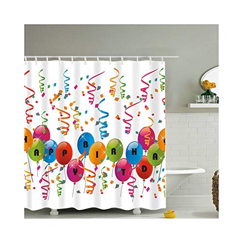 Preisvergleich Produktbild Knbob Duschvorhang Wald Kätzchen Style02 Wohnaccessoires 120X180Cm