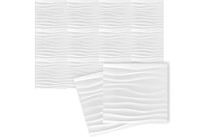 Acepunch 12 Pannelli 3D Nero 30x30cm PVC Piastrelle decorative Impermeabile Antigraffio Tema Quadrati Murale Ritardante Fiamma carta da parati divisori decorazione interna parete soggiorno lobby 1213