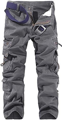 FLYF Mens Combat Cargo Work Trousers Size 30 to 108 With Knee Pad Pockets