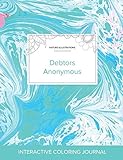 Image de Adult Coloring Journal: Debtors Anonymous (Nature Illustrations, Turquoise Marble)