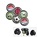 Produktbild Möbelknopf Möbelgriff Möbelknauf Set 019SP Fußball Bundesliga Bayern 6er - Kleine Universal Möbelknöpfe für Schrank, Schublade, Kommode, Tür, Küche, Bad, Haushalt Kinder Kinderzimmer