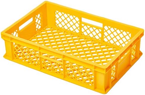 NIPS 105034108 Euro Stacking Container/Bakers Box 60 x 40 x 15 cm, Yellow, Pages Designed Stingray