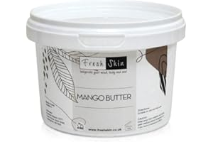 Freshskin Beauty LTD | 500g Mango Butter - Cold Pressed, Refined, 100% Pure & Natural - for Aromatherapy, Skincare, Haircare, Massage and DIY Beauty Recipes - Moisturising & Nourishing